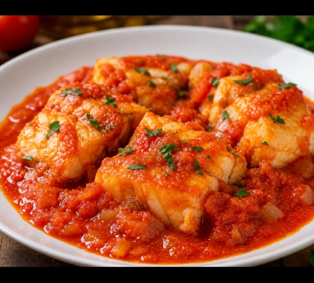 Bacalao con tomate